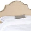 HALLMAR HEMP ARCHED HEADBOARD BRASS NAIL HEAD (FULL) - Safavieh MCR4679B 2 HALLMAR HEMP ARCHED HEADBOARD BRASS NAIL HEAD (FULL) - Safavieh MCR4679B -Safavieh Homeware 187 mcr4679b 2