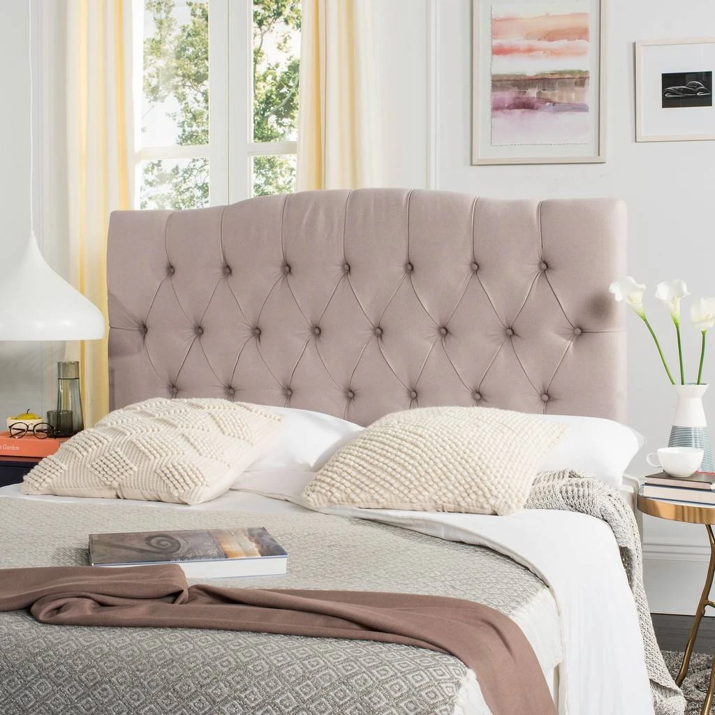 AXEL TAUPE TUFTED HEADBOARD (QUEEN) - Safavieh MCR4682B 4 AXEL TAUPE TUFTED HEADBOARD (QUEEN) - Safavieh MCR4682B - Image 2