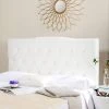 AXEL WHITE TUFTED HEADBOARD (QUEEN) - Safavieh MCR4682J-Q