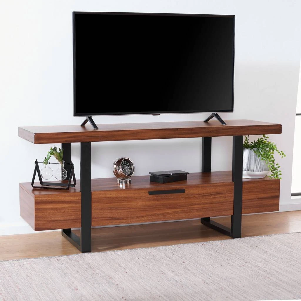 BRIGHAM 1 DRAWER MEDIA STAND - Safavieh MED5003A 5 BRIGHAM 1 DRAWER MEDIA STAND - Safavieh MED5003A - Image 3