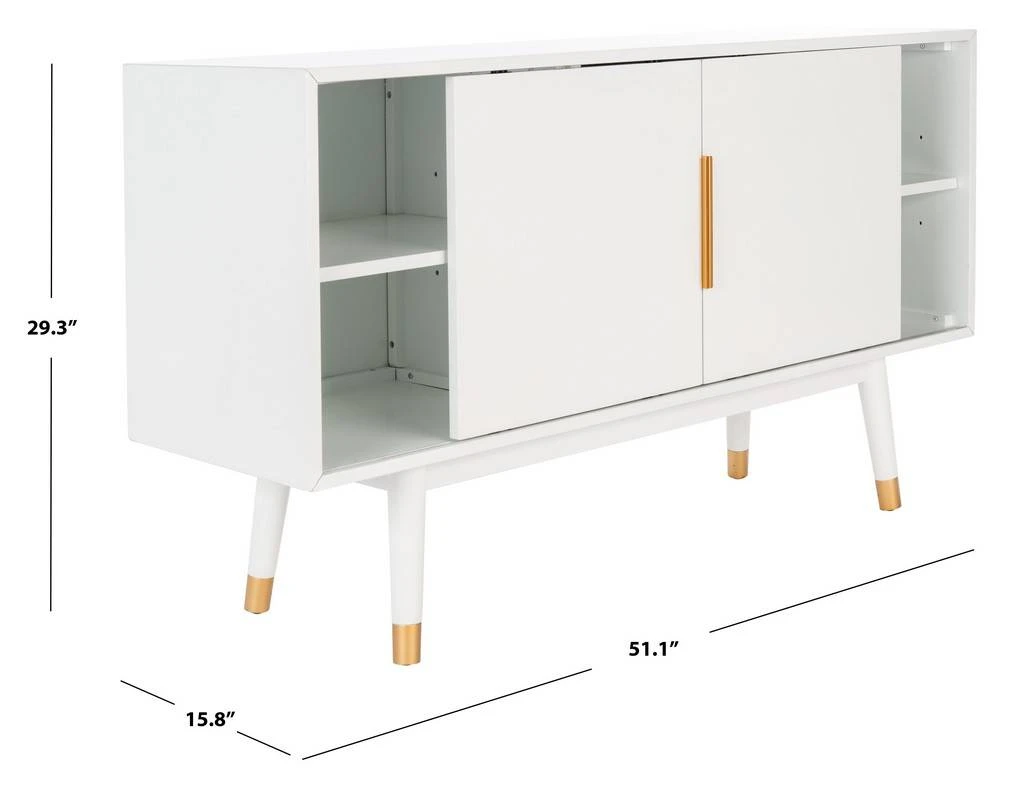 LIGIA 2 DOOR MEDIA STAND - Safavieh MED6400A 13 LIGIA 2 DOOR MEDIA STAND - Safavieh MED6400A - Image 11