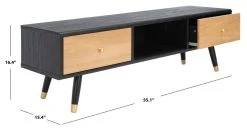 BEATRIX 2 DRAWER 1 SHELF MEDIA STAND - Safavieh MED9607A -Safavieh Homeware 187 med9607a 9