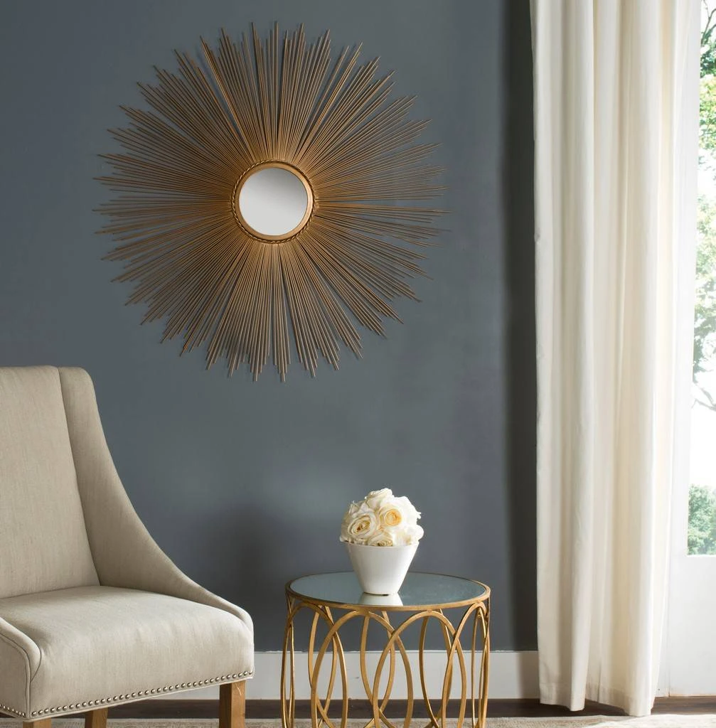 SUN BURST MIRROR - Safavieh MIR3002B 4 SUN BURST MIRROR - Safavieh MIR3002B - Image 2