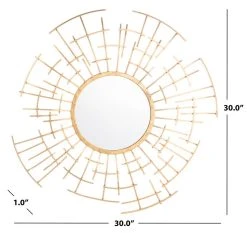 BARNES MIRROR - Safavieh MIR4096A -Safavieh Homeware 187 mir4096a 4