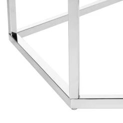 Eliana Glass Coffee Table In Chrome - Safavieh MMT6003A 13 Eliana Glass Coffee Table In Chrome - Safavieh MMT6003A -Safavieh Homeware 187 mmt6003a leg