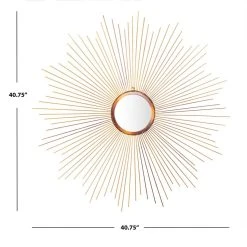 ARLO SUNBURST MIRROR - Safavieh MRR1032A -Safavieh Homeware 187 mrr1032a 4