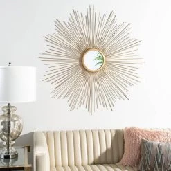 ARLO SUNBURST MIRROR - Safavieh MRR1032B 9 ARLO SUNBURST MIRROR - Safavieh MRR1032B -Safavieh Homeware 187 mrr1032b 2