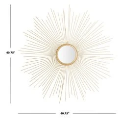 ARLO SUNBURST MIRROR - Safavieh MRR1032B 11 ARLO SUNBURST MIRROR - Safavieh MRR1032B -Safavieh Homeware 187 mrr1032b 4