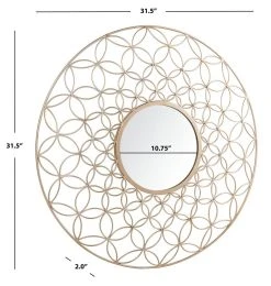 TRINDA MIRROR - Safavieh MRR3017A 13 TRINDA MIRROR - Safavieh MRR3017A -Safavieh Homeware 187 mrr3017a 5