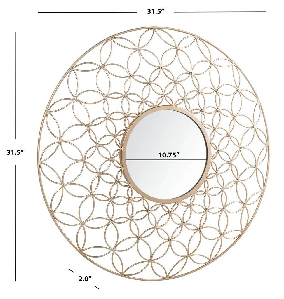 TRINDA MIRROR - Safavieh MRR3017A 8 TRINDA MIRROR - Safavieh MRR3017A - Image 6