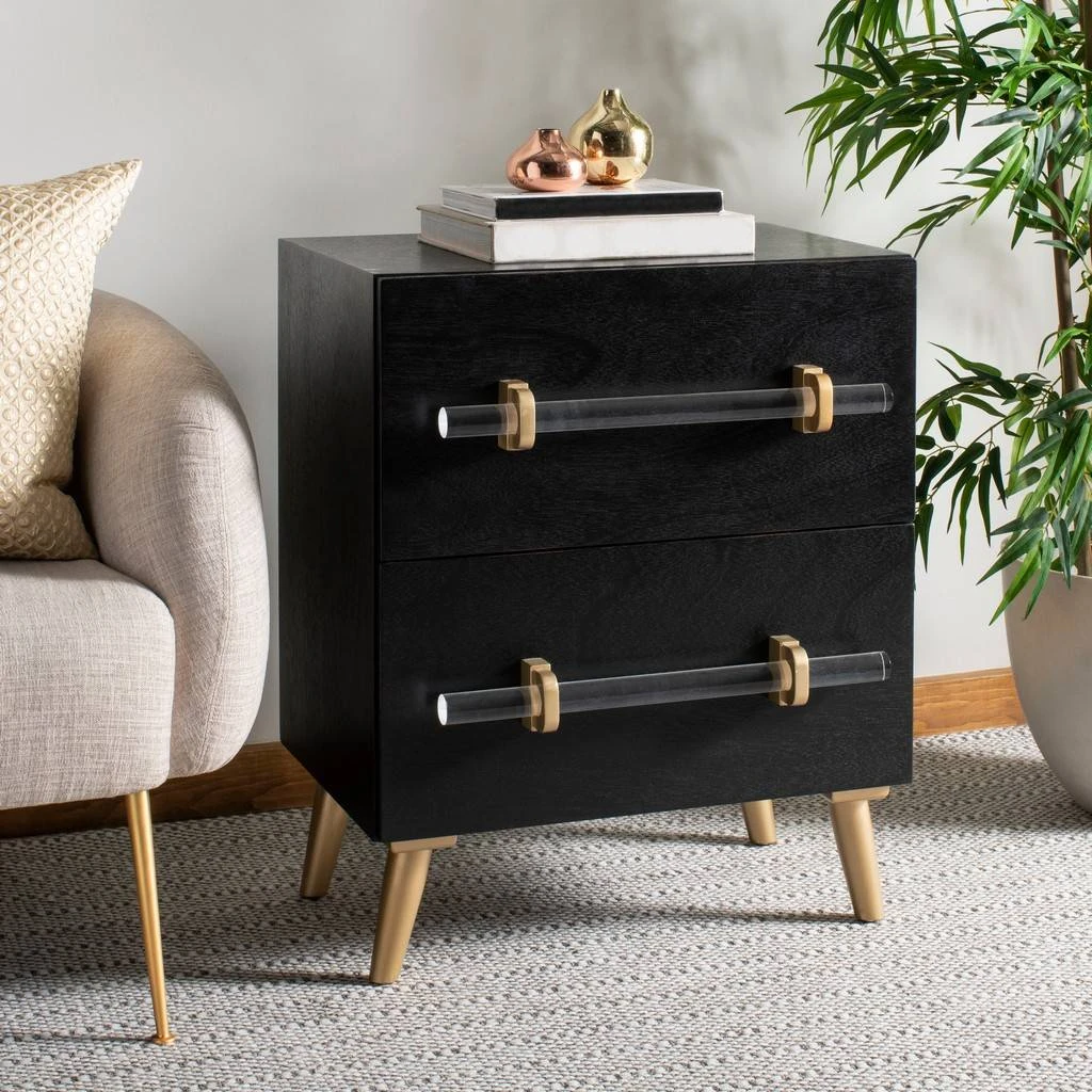 SIENNE 2 DRAWER NIGHTSTAND - Safavieh NST6600A 5 SIENNE 2 DRAWER NIGHTSTAND - Safavieh NST6600A - Image 3