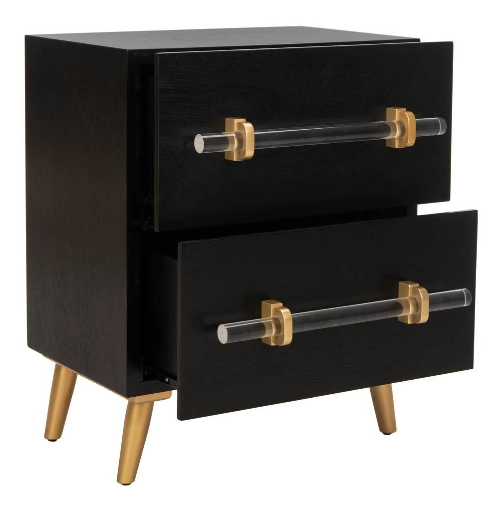 SIENNE 2 DRAWER NIGHTSTAND - Safavieh NST6600A 7 SIENNE 2 DRAWER NIGHTSTAND - Safavieh NST6600A - Image 5