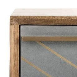 Leni Nightstand In Natural/Brass - Safavieh NST9003A 12 Leni Nightstand In Natural/Brass - Safavieh NST9003A -Safavieh Homeware 187 nst9003a detail