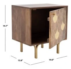 CELESTINA NIGHTSTAND - Safavieh NST9007A 24 CELESTINA NIGHTSTAND - Safavieh NST9007A -Safavieh Homeware 187 nst9007a 9