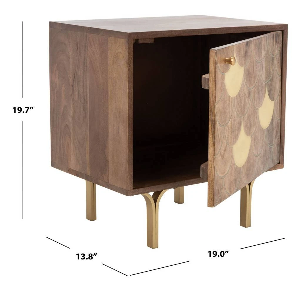 CELESTINA NIGHTSTAND - Safavieh NST9007A 12 CELESTINA NIGHTSTAND - Safavieh NST9007A - Image 10