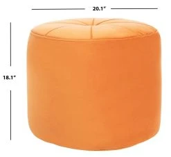 HAWKEM CYLINDER OTTOMAN - Safavieh OTT4502A -Safavieh Homeware 187 ott4502a 4
