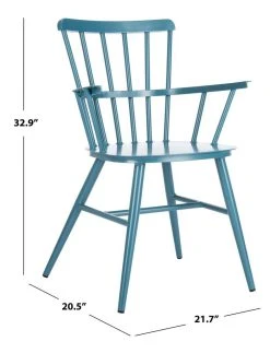 CLIFTON ARM CHAIR - Safavieh PAT3001C-SET2 -Safavieh Homeware 187 pat3001c set2 7