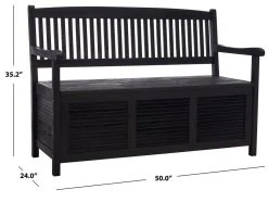 BRISBANE STORAGE BENCH - Safavieh PAT7017D -Safavieh Homeware 187 pat7017d 9