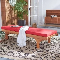 NEWPORT CHAISE LOUNGE CHAIR WITH SIDE TABLE - Safavieh PAT7022R -Safavieh Homeware 187 pat7022r 2