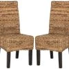 Avita 18''H Wicker Dining Chair In Natural - Safavieh SEA8012A-SET2