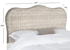 IMELDA WHITE WASHED HEADBOARD (FULL) - Safavieh SEA8027B-F