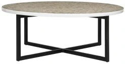 Cheyenne Coffee Table In Cream - Safavieh TRB1001E 7 Cheyenne Coffee Table In Cream - Safavieh TRB1001E -Safavieh Homeware 187 trb1001e front