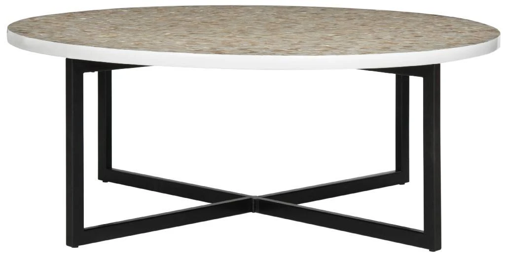 Cheyenne Coffee Table In Cream - Safavieh TRB1001E 5 Cheyenne Coffee Table In Cream - Safavieh TRB1001E - Image 3