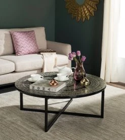 Cheyenne Coffee Table In Grey - Safavieh TRB1001G