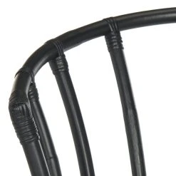 Bates Rattan Accent Chair In Black/White - Safavieh WIK6500A 10 Bates Rattan Accent Chair In Black/White - Safavieh WIK6500A -Safavieh Homeware 187 wik6500a detail