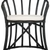 Bates Rattan Accent Chair In Black/White - Safavieh WIK6500A 2 Bates Rattan Accent Chair In Black/White - Safavieh WIK6500A -Safavieh Homeware 187 wik6500a front