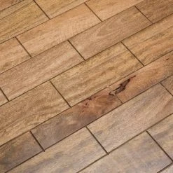 Alley Wood Top Coffee Table In Natural Brown - Safavieh WIK6504B -Safavieh Homeware 187 wik6504b swatch