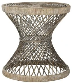 Grimson Small Bowed Accent Table In Grey White Wash - Safavieh WIK6506B 11 Grimson Small Bowed Accent Table In Grey White Wash - Safavieh WIK6506B -Safavieh Homeware 187 wik6506b side