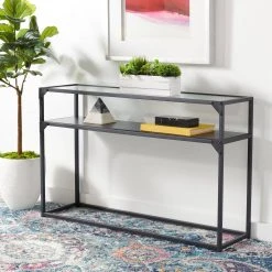 ACKLEY CONSOLE TABLE - Safavieh CNS2000A -Safavieh Homeware cns2000a room